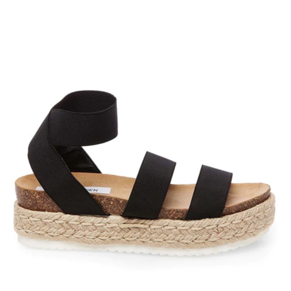 steve madden Kimmie Black platform sandals